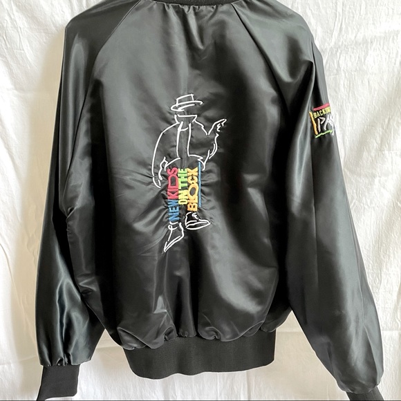 Vintage 90’s NKOTB Backstage Pass Bomber Jacket - Picture 5 of 6